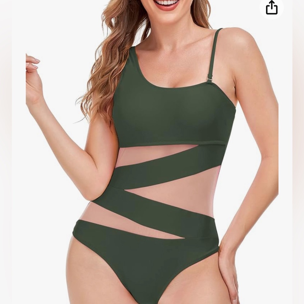 COPY - TATITIVS one piece swimsuit/XXL/NWT/Green/Olive